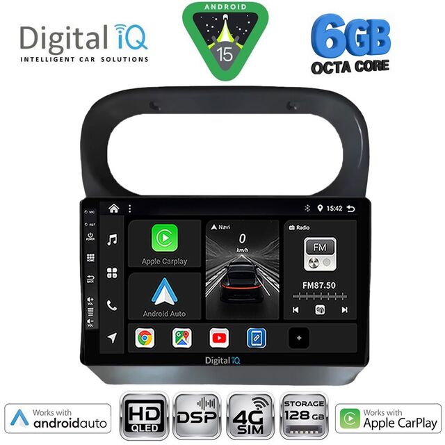 DIGITAL IQ BXF 17559_CPAA (9inc) MULTIMEDIA TABLET for RENAULT TWINGO mod. 2007-2014