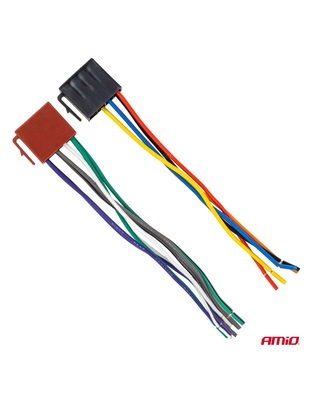 Amio - Φίσσα ISO Θηλυκή 12V έως 5A – CCA, Για Ηλεκτρικές & Φωτιστικές Εγκαταστάσεις Οχημάτων - 1 τεμ. (04444/AM)