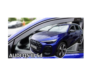 ΑΝΕΜΟΘΡΑΥΣΤΕΣ ΓΙΑ AUDI Q5 3 (GU) 5D 2024+ ΣΕΤ ΑΥΤΟΚΙΝΗΤΟΥ ΑΠΟ ΕΥΚΑΜΠΤΟ ΦΙΜΕ ΠΛΑΣΤΙΚΟ HEKO - 4 ΤΕΜ.