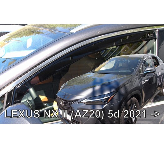 ΑΝΕΜΟΘΡΑΥΣΤΕΣ ΓΙΑ LEXUS NX (AZ20) 5D 2021+ ΣΕΤ ΑΥΤΟΚΙΝΗΤΟΥ ΑΠΟ ΕΥΚΑΜΠΤΟ ΦΙΜΕ ΠΛΑΣΤΙΚΟ HEKO - 4 ΤΕΜ.