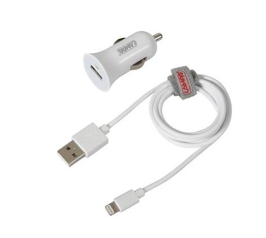 Καλώδιο Φορτισης / Συγχρονισμού USB για Apple 100cm 8pin με αντάπτορα USB αναπτήρα