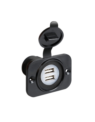 ΠΡΙΖΑ ΦΟΡΤΙΣΗΣ ΜΕ ΚΑΠΑΚΙ ΜΕ 2 USB 12/24V EXT-8