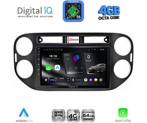 DIGITAL IQ RTG 6760BL_CPA (9inc) MULTIMEDIA TABLET for VW TIGUAN mod. 2011-2016 (BLACK)