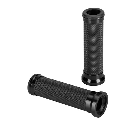 ΧΕΡΟΥΛΙΑ MOTO ALU GRIP  ΜΑΥΡΟ ΧΡΩΜΑ 22mm+25mm 12cm LAMPA - 2 τεμ.