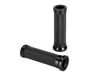 ΧΕΡΟΥΛΙΑ MOTO ALU GRIP  ΜΑΥΡΟ ΧΡΩΜΑ 22mm+25mm 12cm LAMPA - 2 τεμ.