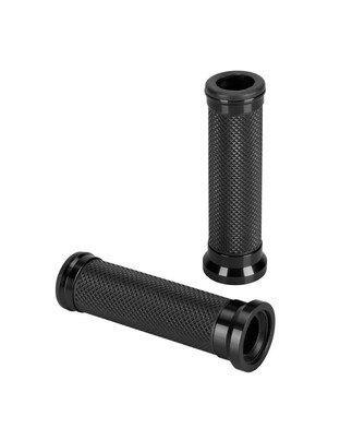 ΧΕΡΟΥΛΙΑ MOTO ALU GRIP  ΜΑΥΡΟ ΧΡΩΜΑ 22mm+25mm 12cm LAMPA - 2 τεμ.