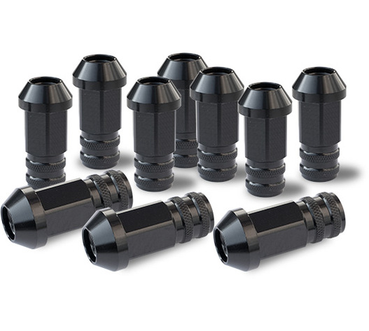 Simoni Racing - ΠΑΞΙΜΑΔΙ ΚΩΝΙΚΟ 12χ1,5 (50mm) (19) ΜΑΥΡΟ 10ΤΕΜ.