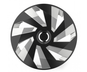 Amio - ΤΑΣΙΑ 15" HUBCAP VECTOR RC SILVER BLACK - ΣΕΤ 4 ΤΕΜ. ΣΕ ΚΟΥΤΙ (5230/AM)