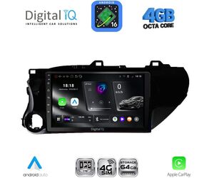 DIGITAL IQ RTG 6721_CPA (10inc) MULTIMEDIA TABLET for TOYOTA HILUX mod. 2017-2026