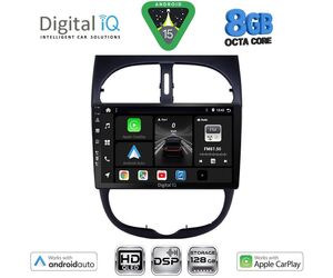 DIGITAL IQ BXF 7506_CPAA (9inc) MULTIMEDIA TABLET for PEUGEOT 206 mod. 1998-2006