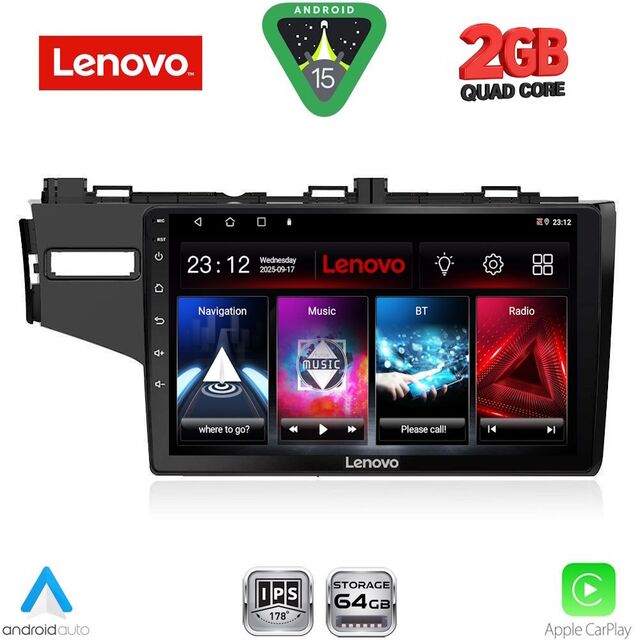 LENOVO LVD 2212_CPA (10inc) MULTIMEDIA TABLET for HONDA JAZZ mod. 2013-2019
