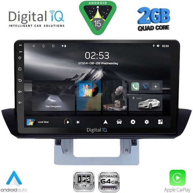 DIGITAL IQ RSD 1364_CPA DASH (9inc) MULTIMEDIA TABLET for MAZDA BT50 mod. 2012-2019