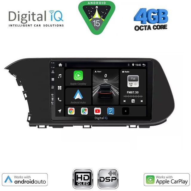DIGITAL IQ BXF 16220_CPAA (10inc) MULTIMEDIA TABLET for HYUNDAI i20 - BAYON mod. 2021-2026