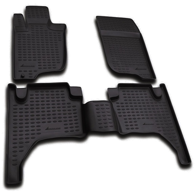 ΠΑΤΑΚΙΑ ΣΕ ΣΚΑΦΗ TPE ΛΑΣΤΙΧΟ ΓΙΑ MITSUBISHI L200 IV 2005-2015  ΣΕ ΜΑΥΡΟ ΧΡΩΜΑ NOVLINE - 4 ΤΕΜ.