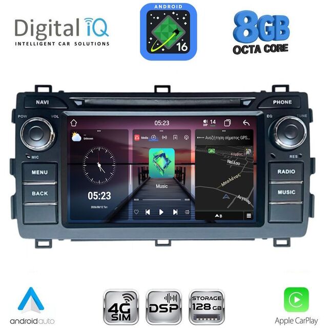 DIGITAL IQ BLM 508_CPA (7" DECK) MULTIMEDIA OEM for TOYOTA AURIS mod. 2012-2015