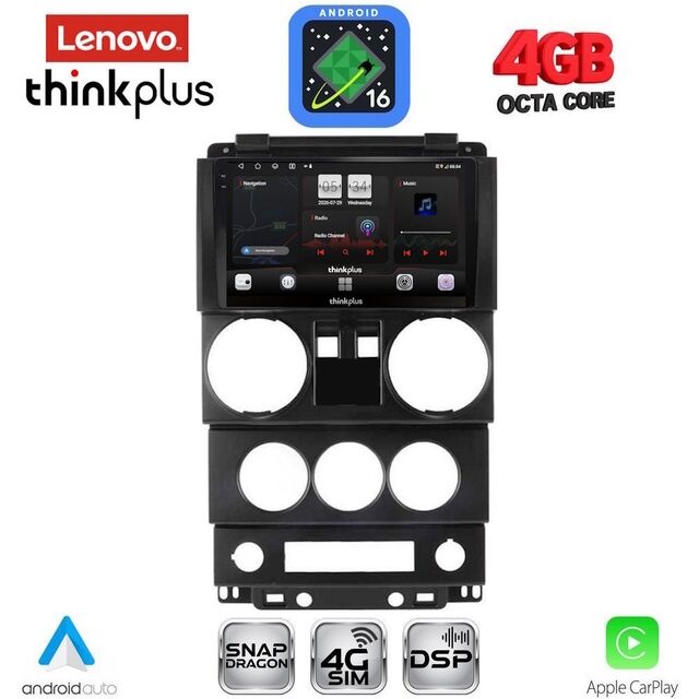 LENOVO LTG 7293_CPA (9inc) MULTIMEDIA TABLET for JEEP WRANGLER  mod. 2006-2011