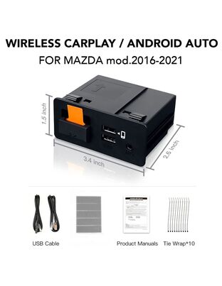 DIGITAL IQ MZ 252 CPA (WIRED CARPLAY / ANDROID AUTO for Upgrade for MAZDA mod. 2016-2021)