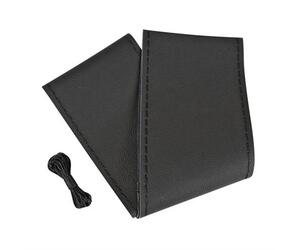 Lampa Κάλυμμα Τιμονιού Αυτοκινήτου Premium Leather Top Grip Δετό 37-39εκ. Άοσμο Γνήσιο Δέρμα Μαύρο 1-τεμ. (L3299.0)