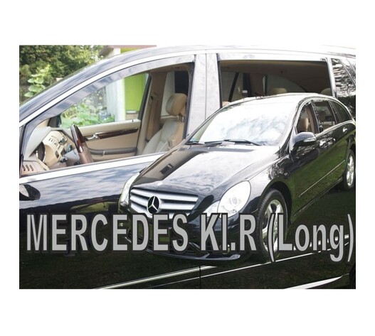ΑΝΕΜΟΘΡΑΥΣΤΕΣ ΓΙΑ MERCEDES R W251 5D (ΜΑΚΡΥ) 2005-2013 ΣΕΤ ΑΥΤΟΚΙΝΗΤΟΥ ΑΠΟ ΕΥΚΑΜΠΤΟ ΦΙΜΕ ΠΛΑΣΤΙΚΟ HEKO - 4 ΤΕΜ.