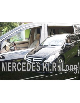 ΑΝΕΜΟΘΡΑΥΣΤΕΣ ΓΙΑ MERCEDES R W251 5D (ΜΑΚΡΥ) 2005-2013 ΣΕΤ ΑΥΤΟΚΙΝΗΤΟΥ ΑΠΟ ΕΥΚΑΜΠΤΟ ΦΙΜΕ ΠΛΑΣΤΙΚΟ HEKO - 4 ΤΕΜ.