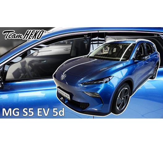 Heko - Ανεμοθραύστες Παραθύρων Για MG S5 EV 2024 > 5πορτο υλικό Acrylic Χρώμα Φιμέ - 4 τεμ. (ΑΝΕΜ.SET23815)