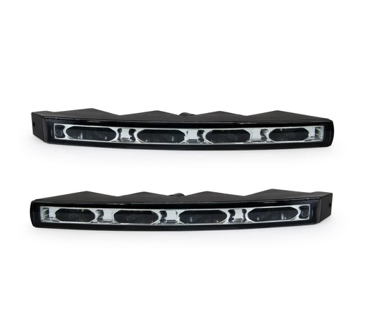 Amio – Φώτα Ημέρας DRL LED 12/24V 1200Lm για Μέγιστη Ορατότητα & Ασφάλεια σε Αυτοκίνητο & Φορτηγό – Σετ 2 Τεμ. (01526/AM)