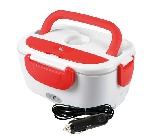 ΔΟΧΕΙΟ ΦΑΓΗΤΟΥ 12/24V 50W 80cm 1,5lt ΗΛΕΚΤΡΙΚΟ/ΘΕΡΜΑΙΝΟΜΕΝΟ LUNCH-BOX ΛΕΥΚΟ/ΚΟΚΚΙΝΟ 35x17cm LAMPA - 1 ΤΕΜ