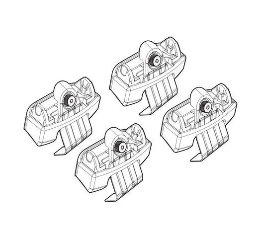 ΑΚΡΑ ΓΙΑ ΜΠΑΡΕΣ NORDRIVE ΓΙΑ SKODA FABIA 5D 09/2021+  - 4 ΤΕΜ