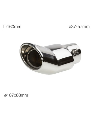 ΑΚΡΟ ΕΞΑΤΜΙΣΗΣ INOX TRX36 SIMONI RACING - 1 ΤΕΜ.
