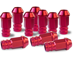 Simoni Racing - ΠΑΞΙΜΑΔΙ ΚΩΝΙΚΟ 12χ1,5 (50mm) (19) ΚΟΚΚΙΝΟ 10ΤΕΜ.