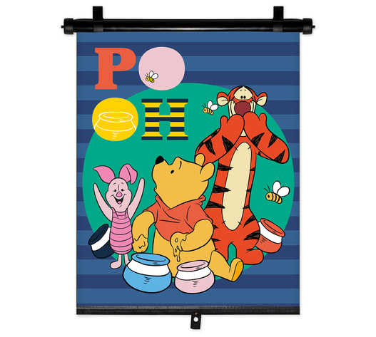 Amio - ΚΟΥΡΤΙΝΑΚΙ ΗΛΙΟΠΡΟΣΤΑΣΙΑΣ ΣΕ ΡΟΛΟ WINNIE THE POOH 36x45cm ΓΙΑ ΠΛΑΙΝΟ ΤΖΑΜΙ/ΠΙΣΩ ΠΑΡΜΠΡΙΖ - 1 Τεμ. (S59347/AM)