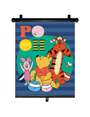 Amio - ΚΟΥΡΤΙΝΑΚΙ ΗΛΙΟΠΡΟΣΤΑΣΙΑΣ ΣΕ ΡΟΛΟ WINNIE THE POOH 36x45cm ΓΙΑ ΠΛΑΙΝΟ ΤΖΑΜΙ/ΠΙΣΩ ΠΑΡΜΠΡΙΖ - 1 Τεμ. (S59347/AM)
