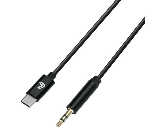 ΚΑΛΩΔΙΟ ΣΥΝΔΕΣΗΣ USB TYPE C ΣΕ AUX 100cm ΜΑΥΡΟ SMARTPHONE ESSENTIALS LAMPA - 1 TEM.