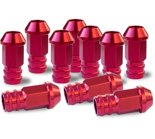 Simoni Racing - ΠΑΞΙΜΑΔΙ ΚΩΝΙΚΟ 12χ1,25 (50mm) (19) ΚΟΚΚΙΝΟ 10ΤΕΜ.