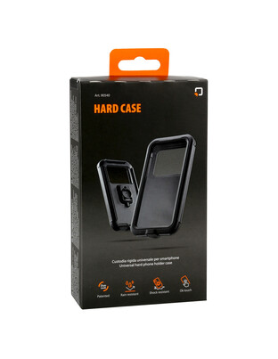 Θήκη Κινητού Hard Case της σειράς Optiline Universal Εφαρμογής για κινητά με μέγιστες διαστάσεις 78 x 165 mm, συμβατή με Βάσεις Στήριξης Κινητού Optiline για Μηχανή με σύστημα Duolock