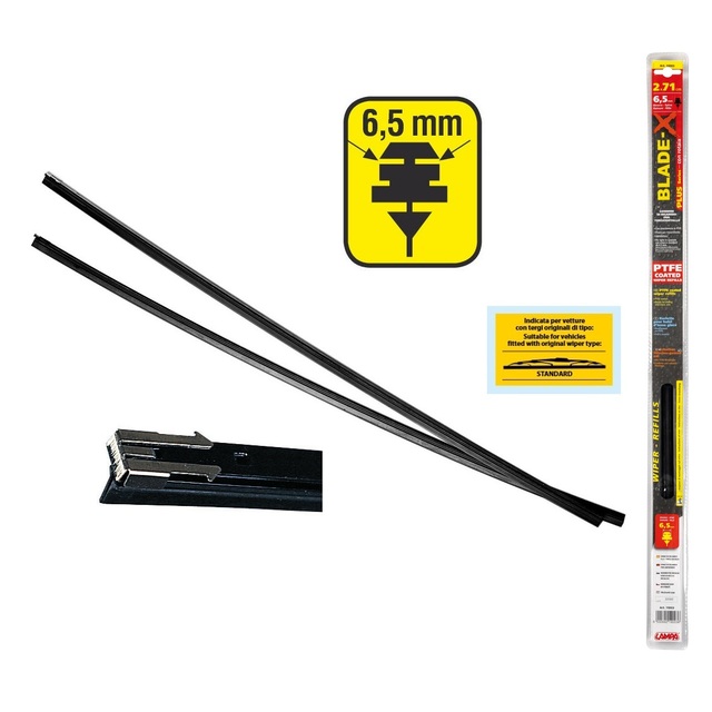 ΛΑΣΤΙΧΑ ΥΑΛΟΚΑΘΑΡΙΣΤΗΡΩΝ 71CMX6,5MM BLADE-X PLUS ΜΕ ΕΠΙΚΑΛΥΨΗ PTFE ΜΕ ΛΑΜΑΚΙΑ ΣΕ ΠΛΑΣΤΙΚΗ BLISTER ΣΥΣΚΕΥΑΣΙΑ