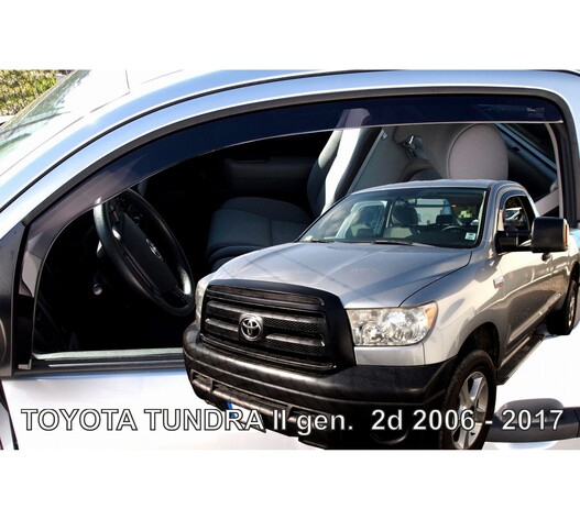 ΑΝΕΜΟΘΡΑΥΣΤΕΣ ΓΙΑ TOYOTA TUNDRA 2D 2006-2017 ΖΕΥΓΑΡΙ ΑΠΟ ΕΥΚΑΜΠΤΟ ΦΙΜΕ ΠΛΑΣΤΙΚΟ HEKO - 2 ΤΕΜ.