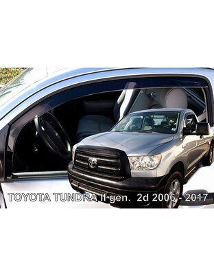 ΑΝΕΜΟΘΡΑΥΣΤΕΣ ΓΙΑ TOYOTA TUNDRA 2D 2006-2017 ΖΕΥΓΑΡΙ ΑΠΟ ΕΥΚΑΜΠΤΟ ΦΙΜΕ ΠΛΑΣΤΙΚΟ HEKO - 2 ΤΕΜ.