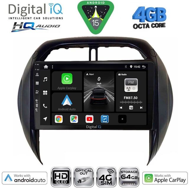 DIGITAL IQ BXK 19730_CPAA CLIMA (9inc) MULTIMEDIA TABLET for TOYOTA RAV 4 mod. 2000-2006