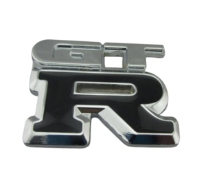 GT-R λογότυπο μεταλλικό