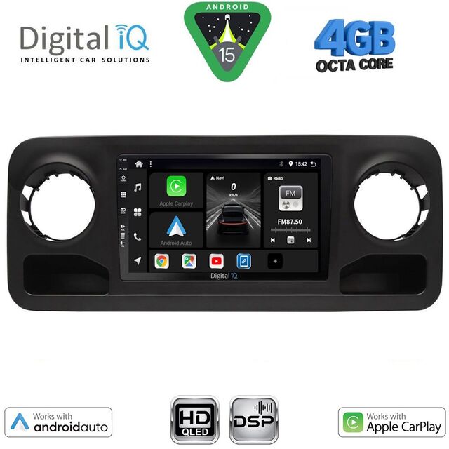 DIGITAL IQ BXF 17424_CPAA (10inc) MULTIMEDIA TABLET for MERCEDES SPRINTER mod. 2018-2026