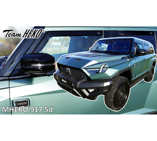 Heko – Ανεμοθραύστες Παραθύρων για M-Hero 917 5πορτο 2023 > (Εμπρός & Πίσω) – 4 Τεμ. (ANEM.SET29142)