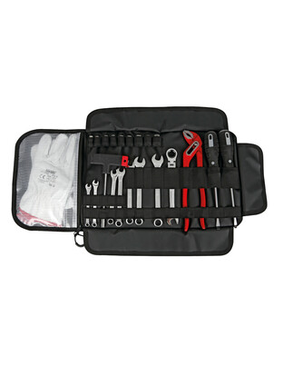 ORGANIZER ΕΡΓΑΛΕΙΟΘΗΚΗ ΑΔΙΑΒΡΟΧΟ ΜΑΥΡΟ MOTO 22x150x30mm LAMPA - 1 ΤΕΜ.