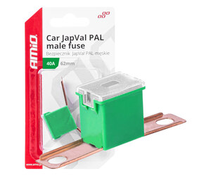 Amio - ΑΣΦΑΛΕΙΑ JapVal PAL ΑΡΣΕΝΙΚΗ 62mm 40A ΣΕ ΠΡΑΣΙΝΟ ΧΡΩΜΑ - 1 Τεμ. (03428/AM)