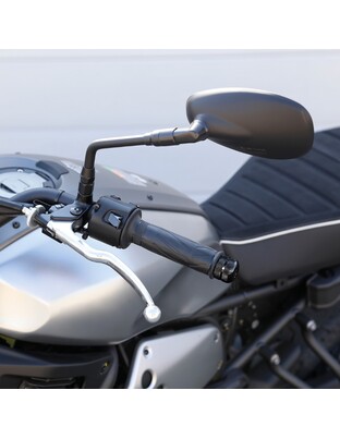 ΑΝΤΙΒΑΡΑ ΤΙΜΟΝΙΟΥ MOTO BAR ENDS ΜΕ ΕΣΩΤΕΡΙΚΗ ΔΙΑΜΕΤΡΟ 17-23 mm (ΜΑΥΡΟ ΑΝΟΔΙΩΜΕΝΟ ΑΛΟΥΜΙΝΙΟ ΜΕ ΣΑΓΡΕ ΥΦΗ) - 2 ΤΕΜ.