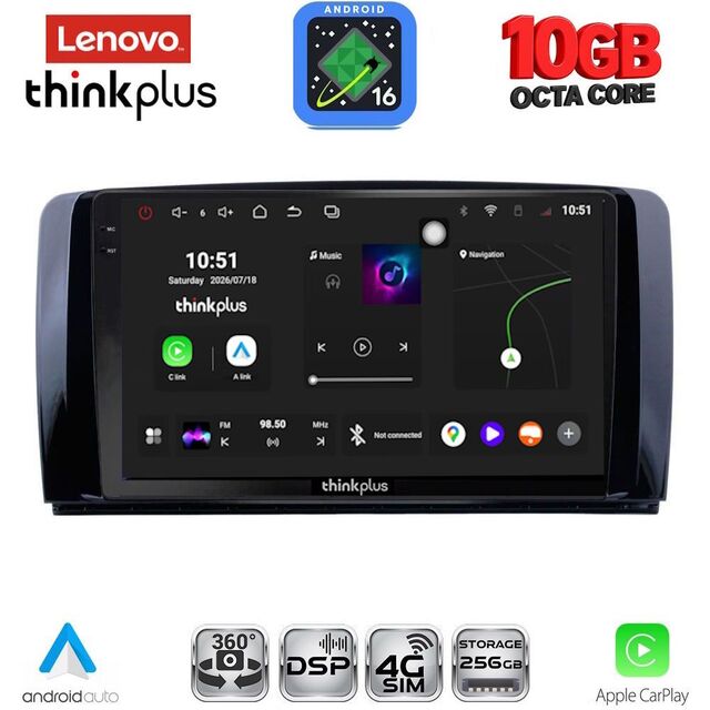 LENOVO LTM 11422_CPA (9inc) MULTIMEDIA TABLET for MERCEDES R (W251) mod. 2006-2015