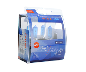 H8 12V 35W PGJ19-1 5.000K POWERTEC XENON BLUE 2ΤΕΜ. M-TECH