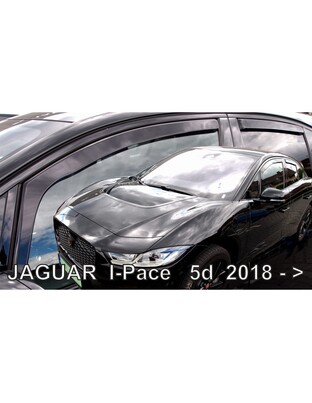 ΑΝΕΜΟΘΡΑΥΣΤΕΣ ΓΙΑ JAGUAR I-PACE 5D 2018+? ΣΕΤ ΑΥΤΟΚΙΝΗΤΟΥ ΑΠΟ ΕΥΚΑΜΠΤΟ ΦΙΜΕ ΠΛΑΣΤΙΚΟ HEKO - 4 ΤΕΜ.
