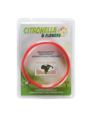 ΒΡΑΧΙΟΛΑΚΙ ΑΝΤΙΚΟΥΝΟΥΠΙΚΟ CITRONELLA ΚΑΙ FLOWERS (L) 6 cm (ΔΙΑΦΟΡΑ ΧΡΩΜΑΤΑ) - 1 ΤΕΜ.