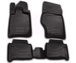 ΠΑΤΑΚΙΑ ΣΕ ΣΚΑΦΗ TPE ΛΑΣΤΙΧΟ ΓΙΑ AUDI Q7 2005-2015  ΣΕ ΜΑΥΡΟ ΧΡΩΜΑ NOVLINE - 4 ΤΕΜ.